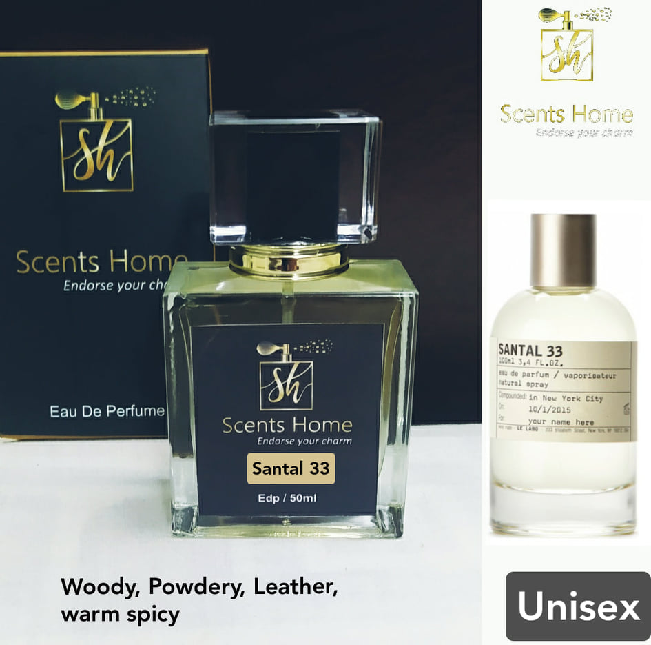 Santal 33 Le Labo for Men and Women impression by SCENTS HOME image 0